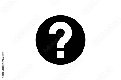 Question mark icon symbol help information support