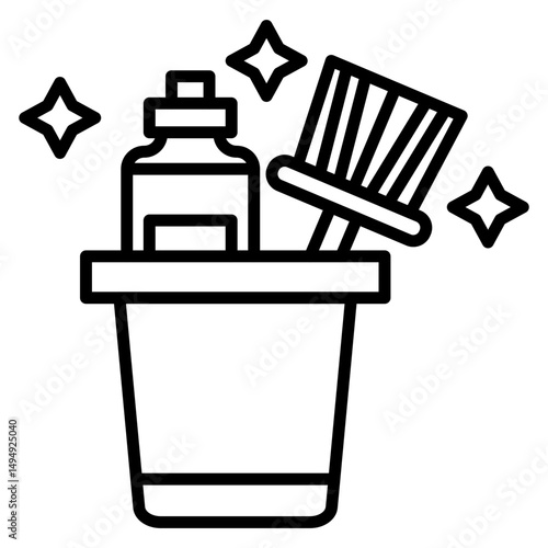Cleaning Vector Icon