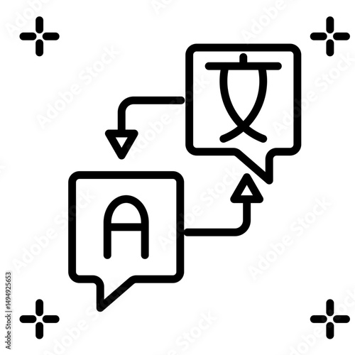 Translation Vector Icon
