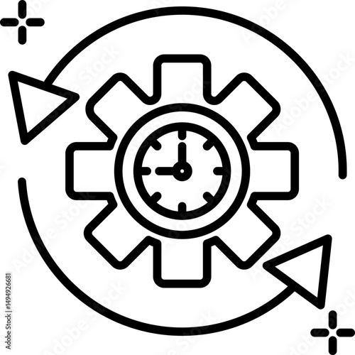 Utilization Vector Icon