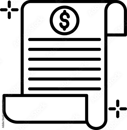 Bill Vector Icon