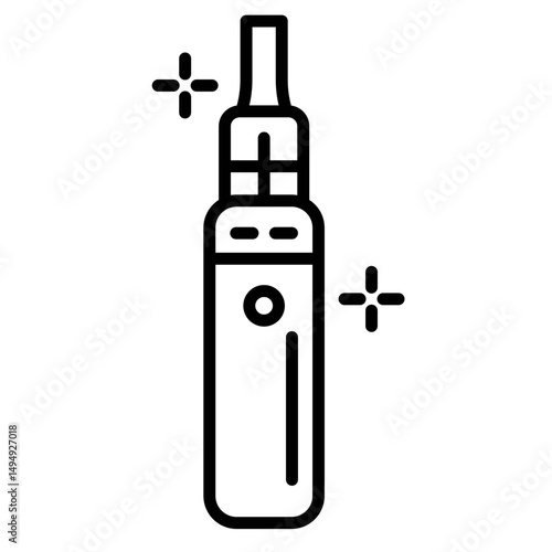 Electronic Cigarette Vector Icon