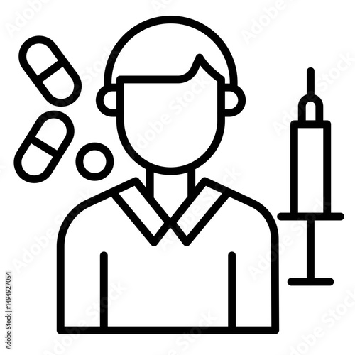 Addiction Vector Icon