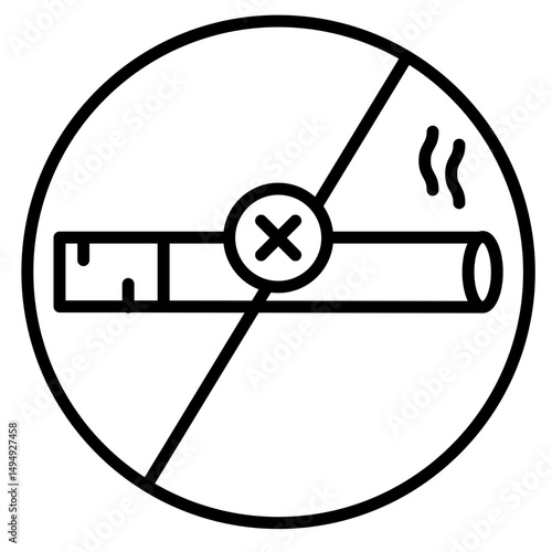 Quit Smoking Vector Icon