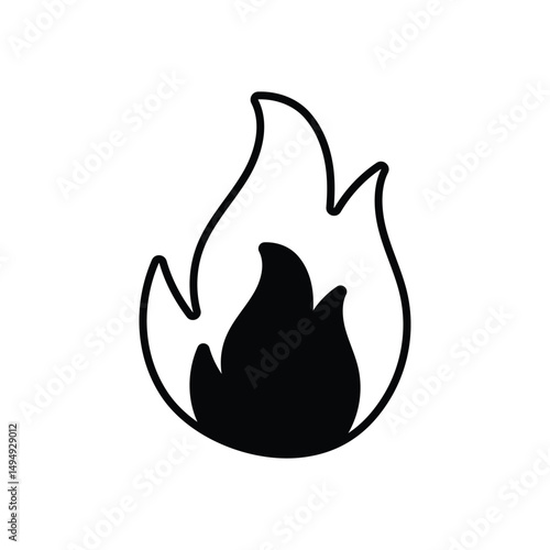 Fire Vector icon