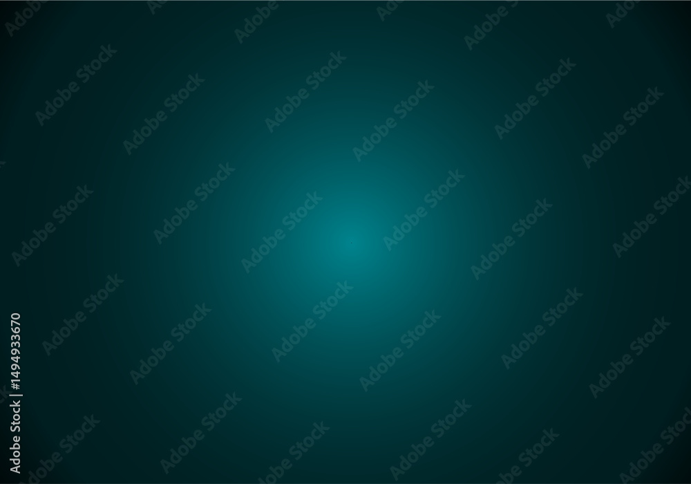 Fondo radial degradado del azul turquesa a negro