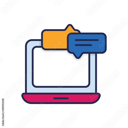 Online Help Vector icon
