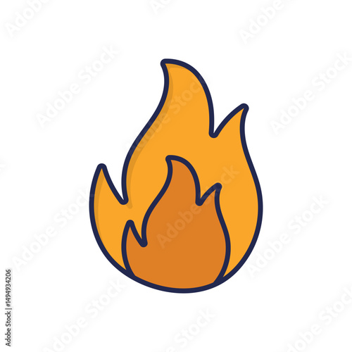 Fire Vector icon