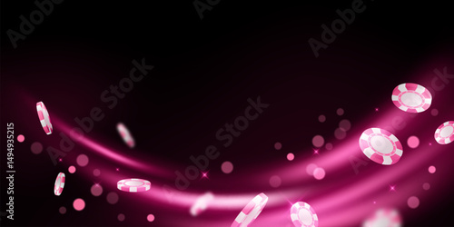 casino background vector illustration for gambling poster banner elegant design