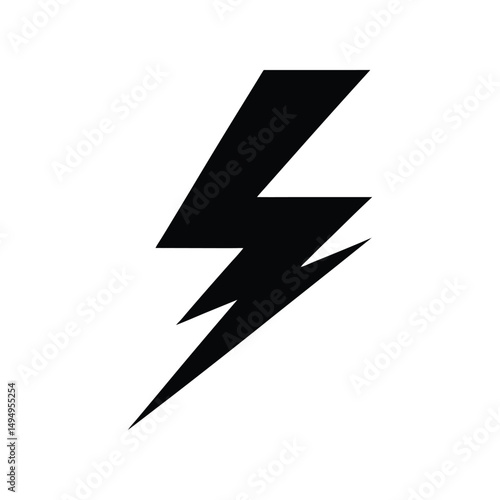 Free Download Powerful Lightning Bolt Icon High-Resolution Vector Graphic - GFXLoad