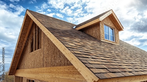 New House Construction: Roof and Dormer Window
