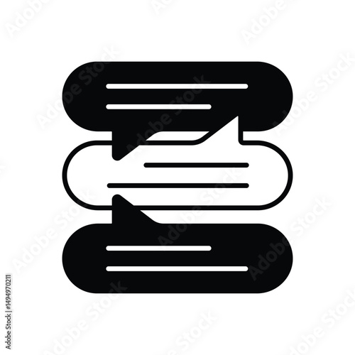 Conversational Vector icon