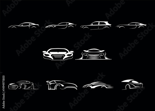 Car sign vector illustration