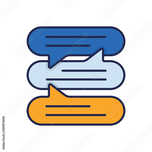Conversational Vector icon