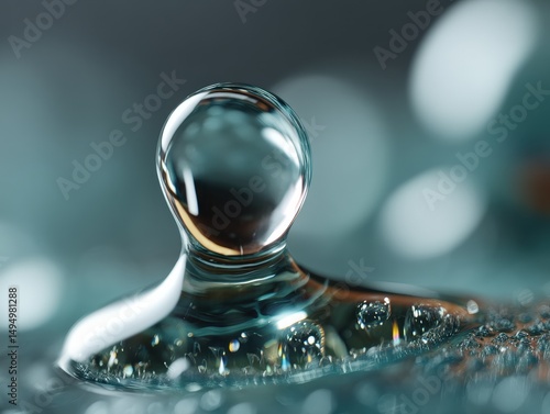 Close-up of a transparent w...