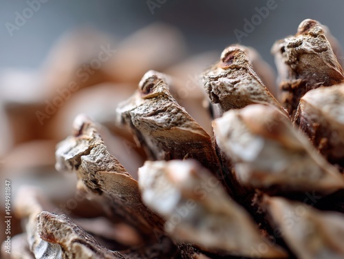 Close-up of a pine cone wit...