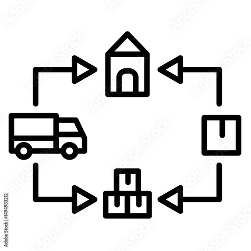 Fulfillment Vector Icon