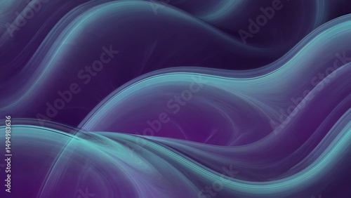 Wallpaper Mural Abstract purple and teal wave background design Torontodigital.ca