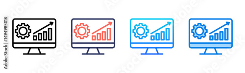 Dashboard icon sheet multiple style collection