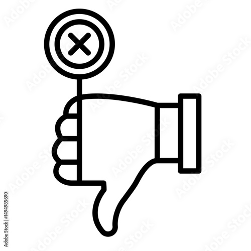 Failing Vector Icon