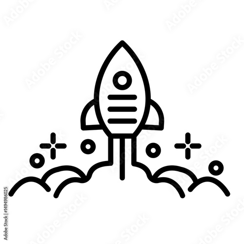 Launch Vector Icon