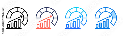 Performance icon sheet multiple style collection