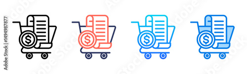 Purchase icon sheet multiple style collection