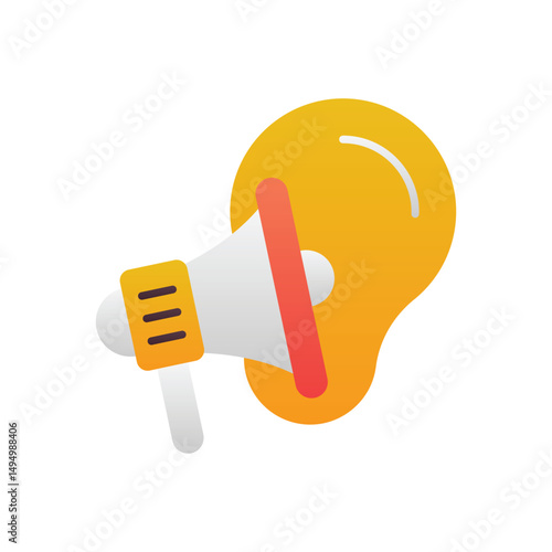 Buzz Marketing Vector icon