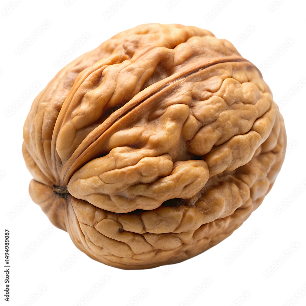 Walnut Nut Kernel Isolated on White Background Walnut Nut Kernel Isolated on White Background