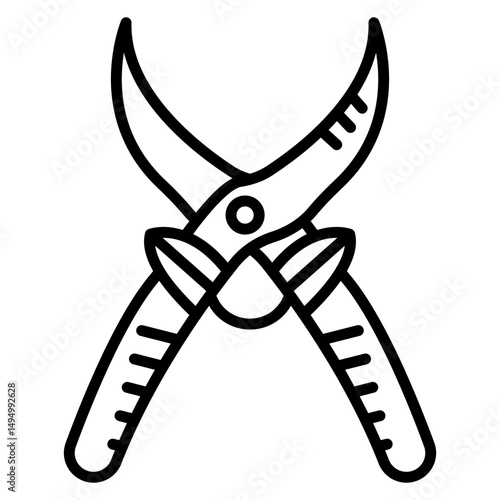 Pruning Shears Vector Icon