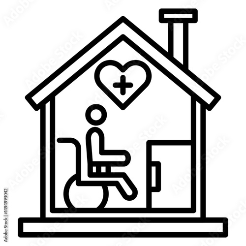 Nursing Home Vector Icon