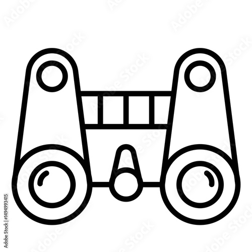 Binoculars Vector Icon