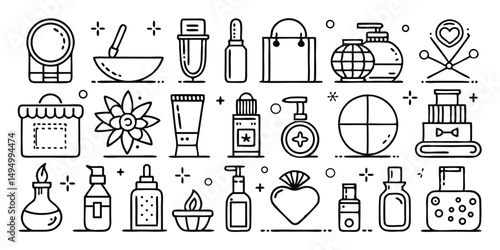   "Black Line Style Vector Icons Pack",
