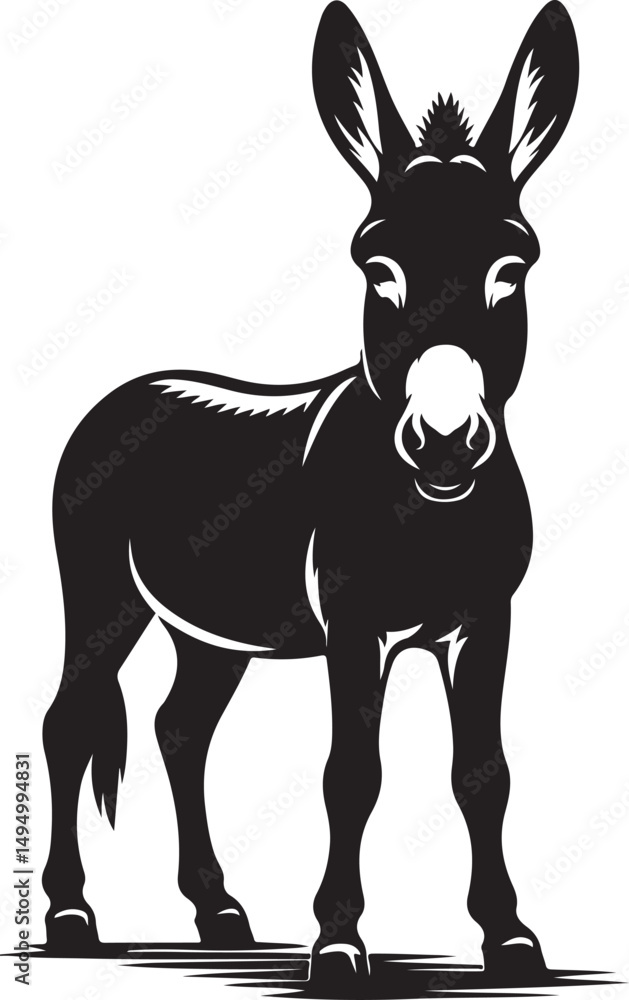 donkey black silhouette vector, donkey icon clip art
donkey black silhouette vector, donkey icon clip art