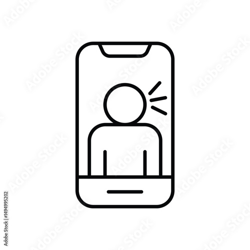 Influencer Marketing Vector icon