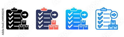 Orders icon sheet multiple style collection