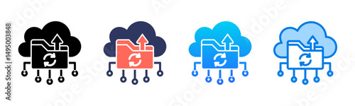 Backup icon sheet multiple style collection