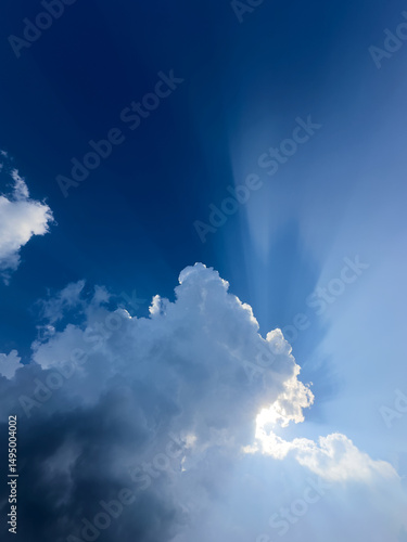 blue sky with clouds