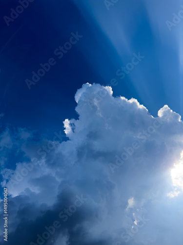 blue sky with clouds