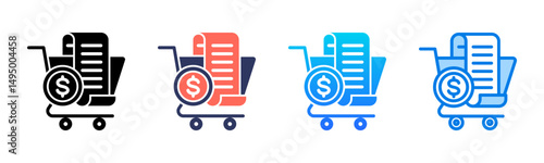 Purchase icon sheet multiple style collection