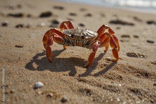 crab on the sand