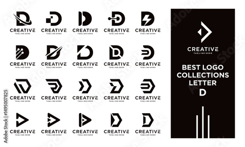 vector logo design set D