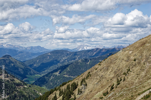 landscape in the austrian alps