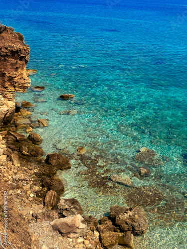 sea and rocks in the sea