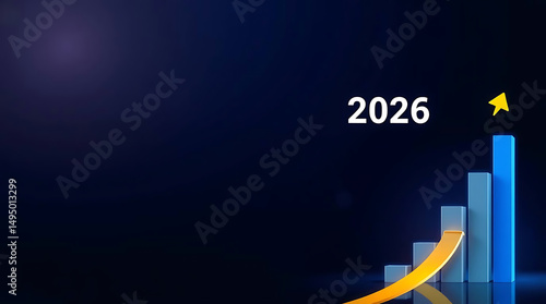 Growth projection 2026 upward trend business success