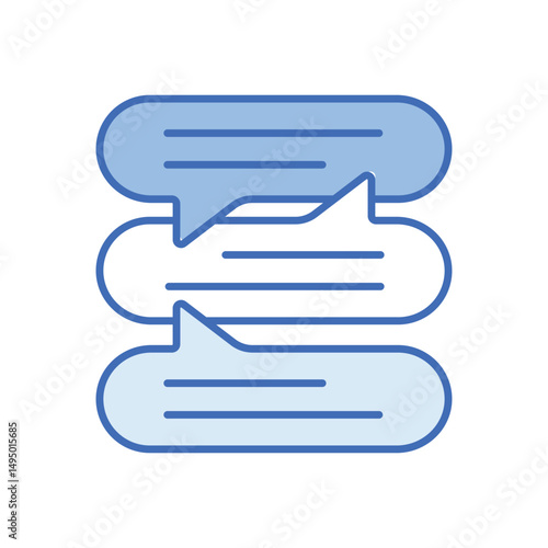 Conversational Vector icon