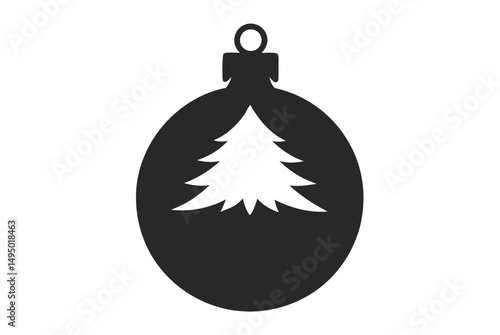 christmas-tree-decoration--silhuette---vector-art-.eps
