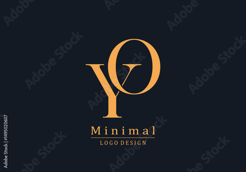 YO custom type logo