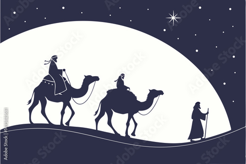 camels in the desert