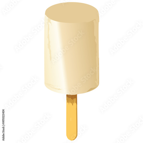 Malai Kulfi stick indian ice cream dessert 
